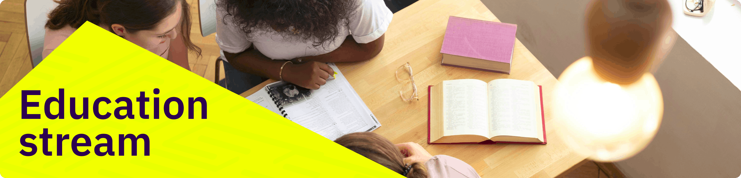 Education Stream Header