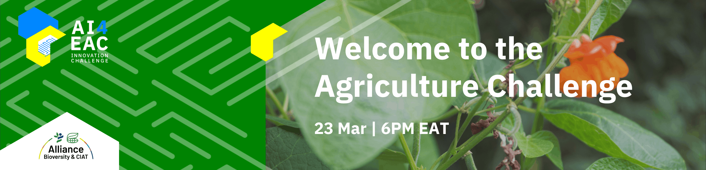 Welcome to the Agriculture Challenge Webinar